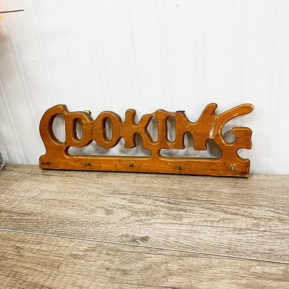 Midcentury Modern Entryway Shelf, Key Holder, Utensil Holder